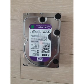 중고 3TERA HDD WD30PURX 3.0TB WD Puple SATA/64MB Cache Tested Fomatted