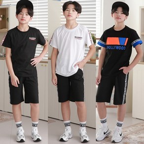 제이키드주니어 마드리드반팔상하복 주니어의류 초등학생옷 트레이닝복 세트 쥬니어복 남아 여아