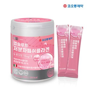 새콤달콤 포도맛 프리미엄 저분자피쉬콜라겐 30포 비오틴 비타민 미네랄 히알루론산 함유 이너뷰티, 60g, 6개