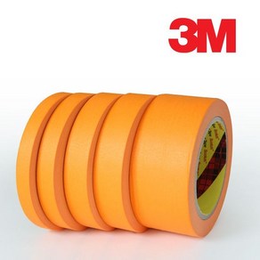 3M 마스킹테이프 15mm X 40M 10개 묶음 303 오렌지