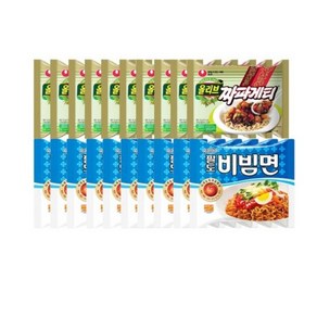 팔도비빔면130g*10개+농심짜파게티 140g*10개