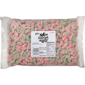 SOUR PATCH KIDS Watemelon Soft & Chewy Candy 80 oz Bag SOUR PATCH KIDS 수박 부드럽고 쫄깃한 캔디 80온스 가방, 458.13g, 1개