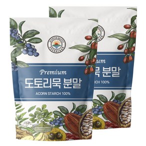 해나식품 도토리묵 가루 분말, 2개, 500g