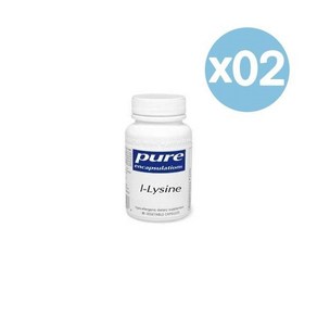 Pue Encapsulations 퓨어인캡슐레이션 l-리신 90 캡슐 2팩 l-Lysine, 2개