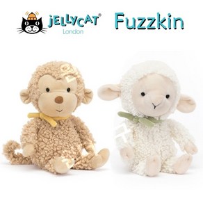 젤리캣 JELLYCAT Fuzzkin 봉제인형 퍼스트토이 애착인형, 1개, 원숭이, 21cm