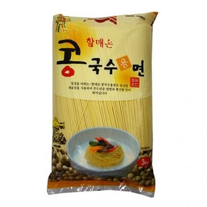 할매손콩국수사리 전문점 업소용 할메손콩국수용면발 3kg, 할매손 콩국수용면3kg, 1개