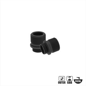 Threade Adapter for GBB Pistol( by EMG/AW Custom/WE) +11mm to -14mm 소음기아답터