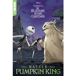 (영문도서) Disney Manga: Tim Buton's the Nightmae Befoe Chistmas - The Battle fo Pumpkin King Papeback, Disney Manga, English, 9781427868435