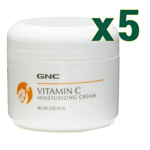 GNC 지엔씨 비타민 C 모이스처라이징 크림 57G x 5개