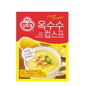 오뚜기 옥수수컵스프, 60g, 3개