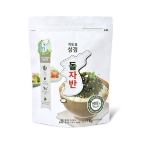 성경식품 성경김 지도표 성경 참돌자반 1kg 봉, 1개