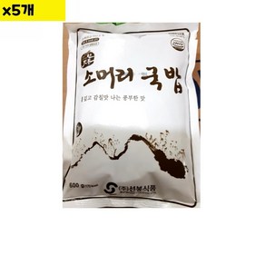 식자재 소머리국밥 선봉 600g x5개 _ 20259877EA, 1개, 1g