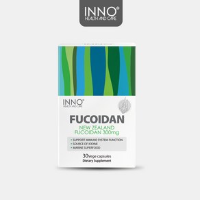 뉴질랜드[이노헬스앤케어]후코이단 FUCOIDAN 300mg 30베지캡슐+프로폴리스치약100g, 90정, 3박스