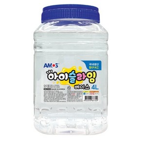 아이슬라임 베이스 4L 물풀+모나미소프트볼펜 랜덤2자루증정, 1통++모나미소프트볼펜 랜덤2자루증정