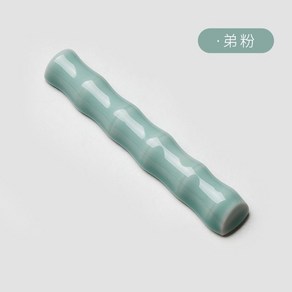 화백 세라믹 대나무 모양 붓 거치대 누름쇠 서예 문진 자, A타입