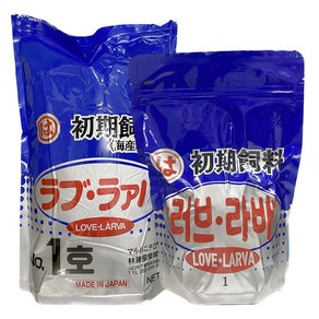 전문가용 치어 사료 러브라바 대용량, 500g, 1개