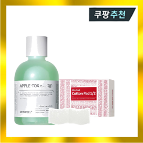 [블리샵]메디필 닥터 애플 톡스 포어 토너 500ml+화장솜40매 모공토너, 1개