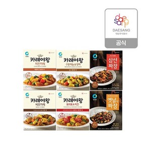 청정원 3분 카레여왕/짜장 7종 10개 골라담기, 3분 비프 5개+토마토치킨 5개, 160g