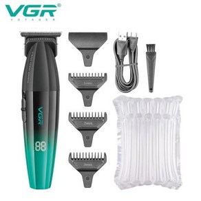 VGR 남성용 무선 헤어 전문 커팅 전기 이발 V-003 9000 Rpm, 1) 상자가없는 V-906