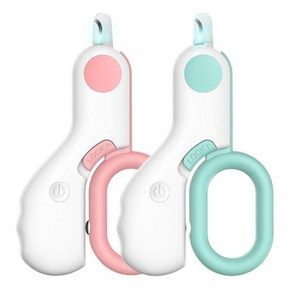 고양이 애견발톱깎이 강아지 발톱깎이 LED, 1개, 블랙