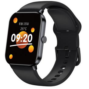 QCY 스마트워치 SW300 바이탈, [블랙], 36.4mm, GPS