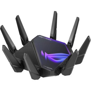 ASUS ROG 랩쳐 GT-AXE16000 쿼드 밴드 와이파이 6E 확장형 게이밍 라우터 공유기 포함, AXE16000 WiFi 6E 10G Pot, 1개