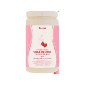 닥터트루 맛있는 단백질 쉐이크 다이어트 식사대용 초유 산양유 프로틴 딸기맛 750g, 1개