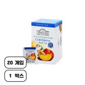 아마드티 피치 패숀 후르츠 콜드브루 아이스티, 2.1g, 20개입, 1개