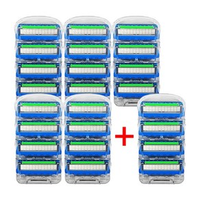 질레트 퓨전 프로글라이드 파워 면도날 호환 20입 + 4입팩 세트, 1P, 1개