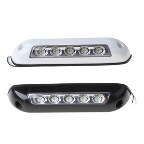 커튼조명 12V LED 어닝 포치 라이트 방수 모터홈 캐러밴 RV 캠핑카 트레일러 외부 식탁등, Black