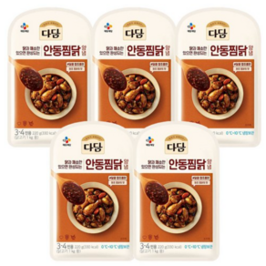 (냉장)다담 안동찜닭양념220g, 220g, 5개