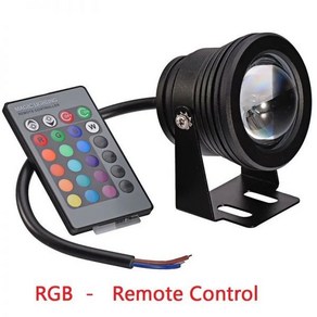 무료 배송!! Led 수중 조명 RGB 10W 12V 16 색 방수 IP67 분수 풀 램프 조도 조절 가능