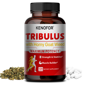 TRIBULUS-9170MG - Tibulus Teestis 및 마카 뿌리 함유 - 근력 지구력 힘 및 근육 생성 및 테스토스테론 건강을 지원합니다., 60캡슐, 1개, 60정