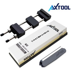 AXTOOL 고급형 양면숫돌 5000/10000방+받침대+칼날가이드 세트