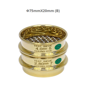 시브 씨브 75mm 표준망체 표준체 실험용체 청계 씨브 sieve, 팬&커버, 75mm x H20mm