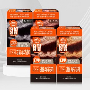 박준 헤어 살롱 대용량 새치커버 염색약 패키지 300ml (1+2제포함) 2개