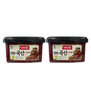 해찬들 100 국산고추장 1kg x 2입