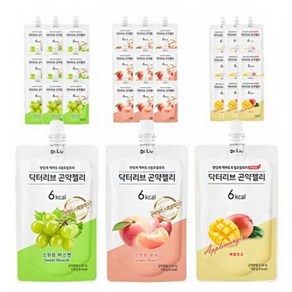 닥터리브 곤약젤리 스위트 머스켓 10p + 피치 10p + 애플망고 10p 세트, 1세트, 4.5kg