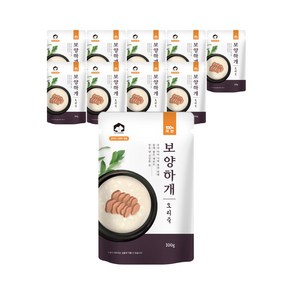 펫러닝 보양하개 국내산 짜먹는 보양식 애견 강아지죽 간식, 오리고기, 오리육수, 고구마전분, 100g, 10개