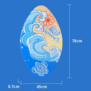 수중 다이빙 스쿠터 카약 패들보트 포일보드 포일서핑 서핑 스키밍 보드 나무 스키보드 해변 수상 스포츠 퍼포먼스 데크 성인 야외 청소년 35 인치 41, 7.Style F30inch
