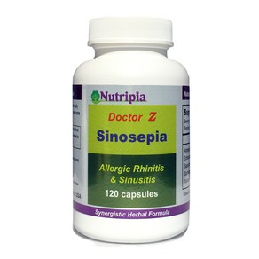 사이노즈피아 코막힘 비염 약초4종 제품 고농축 천연허브 제품 Docto Z Sinosepia 120 Capsules, 120정, 1개