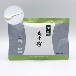 Maukyu Kosanen 일본직구 마루쿠 코야마엔 말차 이스즈 40g 계량스푼 포함, 1개