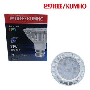 금호전기 번개표 PAR30 LED 집중램프 15W E26 주광색, 1개