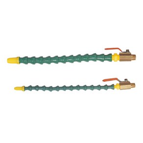 맘모스 자바라호스 (밸브) 플렉시블 사출 급유 절삭유 공급 밸브부착, PT 1/4 (300MM), 1개