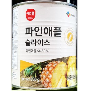 이츠웰 파인애플 슬라이스 836g 캔, 1