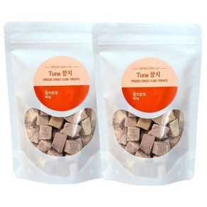 제로센치 고양이 동결건조트릿 40g, 참치 × 2개