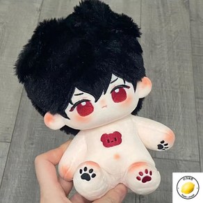 무속성솜인형 귀여운 솜깅이 20cm 남자아이, 골격없음, 몸체만, 1개