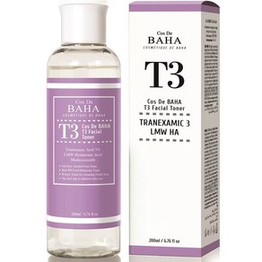 코스드바하 T3 트라넥삼산 3% 트라넥사믹애씨드 스킨 토너 200ml, 1개