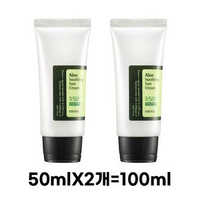 코스알엑스 알로에 수딩 선 크림 SPF50+ PA+++, 100ml, 1개