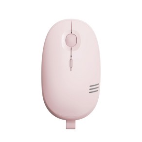 엑토 디자인 마인 저소음 LED USB 무선 마우스 AWM-03, PINK